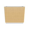 Modernform Cabinet Natural Oak 36" W X 34 1/2" H X 24" D  3 Drawer Base Cabinet