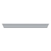 J&K White Shaker S8 96" W Large Crown Molding with Base