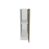 Modernform Cabinet Walnut 9" W X 34 1/2" H X 24" D Full Height Single Door Base Cabinet