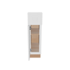 Modernform Cabinet White Shaker 09" W X 34 1/2" H X 24" D Single Door Base Cabinet