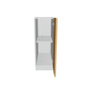 Modernform Cabinet Natural Oak 12" W X 34 1/2" H X 24" D Full Height Single Door Base Cabinet