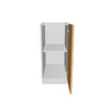 Modernform Cabinet Natural Oak 15" W X 34 1/2" H X 24" D Full Height Single Door Base Cabinet