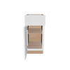Modernform Cabinet White Shaker 15" W X 34 1/2" H X 24" D Single Door Base Cabinet