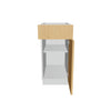 Modernform Cabinet Natural Oak 15" W X 34 1/2" H X 24" D Single Door Base Cabinet