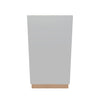 Modernform Cabinet Matte White 18" W X 34 1/2" H X 24" D Full Height Single Door Base Cabinet