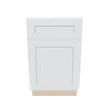 J&K White Shaker S8 Single Door Standard Base Cabinet - 21" W