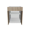 Modernform Cabinet Walnut 24" W X 34 1/2" H X 24" D Double Door Base Cabinet