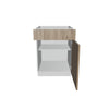 Modernform Cabinet Walnut 24" W X 34 1/2" H X 24" D Single Door Base Cabinet