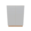 Modernform Cabinet Matte White 24" W X 34 1/2" H X 24" D Full Height Double Door Base Cabinet