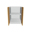 Modernform Cabinet Natural Oak 24" W X 34 1/2" H X 24" D Full Height Double Door Base Cabinet
