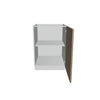 Modernform Cabinet Walnut 24" W X 34 1/2" H X 24" D Full Height Single Door Base Cabinet