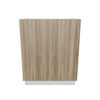 Modernform Cabinet Walnut 27" W X 34 1/2" H X 24" D Full Height Double Door Base Cabinet