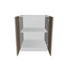 Modernform Cabinet Walnut 27" W X 34 1/2" H X 24" D Full Height Double Door Base Cabinet