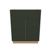 Modernform Cabinet Slim Sage Green 27" W X 34 1/2" H X 24" D Double Door Base Cabinet