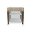 Modernform Cabinet Walnut 27" W X 34 1/2" H X 24" D Double Door Base Cabinet