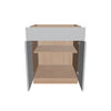 Modernform Cabinet Matte White 27" W X 34 1/2" H X 24" D Double Door Base Cabinet