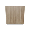 Modernform Cabinet Walnut 30" W X 34 1/2" H X 24" D Full Height Double Door Base Cabinet