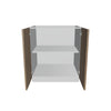 Modernform Cabinet Walnut 30" W X 34 1/2" H X 24" D Full Height Double Door Base Cabinet