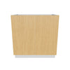 Modernform Cabinet Natural Oak 33" W X 34 1/2" H X 24" D Full Height Double Door Base Cabinet