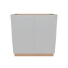 Modernform Cabinet Matte White 33" W X 34 1/2" H X 24" D Full Height Double Door Base Cabinet