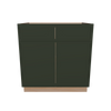 Modernform Cabinet Slim Sage Green 33" W X 34 1/2" H X 24" D Double Door Base Cabinet
