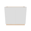Modernform Cabinet Gloss White 36" W X 34 1/2" H X 24" D Full Height Double Door Base Cabinet