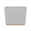 Modernform Cabinet Matte White 36" W X 34 1/2" H X 24" D Full Height Double Door Base Cabinet