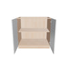 Modernform Cabinet Gloss White 36" W X 34 1/2" H X 24" D Full Height Double Door Base Cabinet