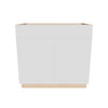 Modernform Cabinet Gloss White 36" W X 34 1/2" H X 24" D Double Door Base Cabinet