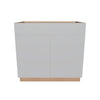 Modernform Cabinet Matte White 36" W X 34 1/2" H X 24" D Double Door Base Cabinet