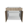 Modernform Cabinet Walnut 36" W X 34 1/2" H X 24" D Double Door Base Cabinet