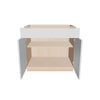 Modernform Cabinet Gloss White 36" W X 34 1/2" H X 24" D Double Door Base Cabinet
