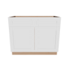 Modernform Cabinet White Shaker 42" W X 34 1/2" H X 24" D Double Door Base Cabinet
