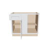 J&K White Shaker S8 Base Blind Corner - 39"W