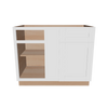 Modernform Cabinet White Shaker 42" W X 34 1/2" H X 24" D Blind Base Cabinet