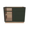 Modernform Cabinet Slim Sage Green 42" W X 34 1/2" H X 24" D Blind Base Cabinet