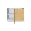 Modernform Cabinet Natural Oak 42" W X 34 1/2" H X 24" D Blind Base Cabinet