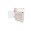 Modernform Cabinet White Shaker 24" W X 34 1/2" H X 24" D Base End Corner Cabinet