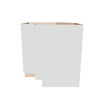 Modernform Cabinet Gloss White 33" W X 34 1/2" H X 24" D Base Diagonal Corner w/Lazy Susan Cabinet