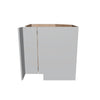 Modernform Cabinet Matte White 33" W X 34 1/2" H X 24" D Base Diagonal Corner w/Lazy Susan Cabinet