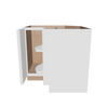 Modernform Cabinet White Shaker 36" W X 34 1/2" H X 24" D Lazy Susan Base Cabinet