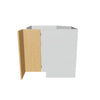 Modernform Cabinet Natural Oak 36" W X 34 1/2" H X 24" D Base Diagonal Corner w/Lazy Susan Cabinet