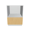 Modernform Cabinet Natural Oak 24" W X 34 1/2" H X 24" D Base Microwave Cabinet