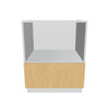 Modernform Cabinet Natural Oak 27" W X 34 1/2" H X 24" D Base Microwave Cabinet