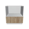 Modernform Cabinet Walnut 30" W X 34 1/2" H X 24" D Base Microwave Cabinet