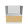 Modernform Cabinet Natural Oak 30" W X 34 1/2" H X 24" D Base Microwave Cabinet