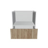 Modernform Cabinet Walnut 30" W X 34 1/2" H X 24" D Base Microwave Cabinet