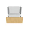 Modernform Cabinet Natural Oak 30" W X 34 1/2" H X 24" D Base Microwave Cabinet