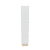 J&K White Shaker S8 Spice Drawer Base - 6" W
