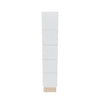 J&K White Shaker S8 Spice Drawer Base - 6" W